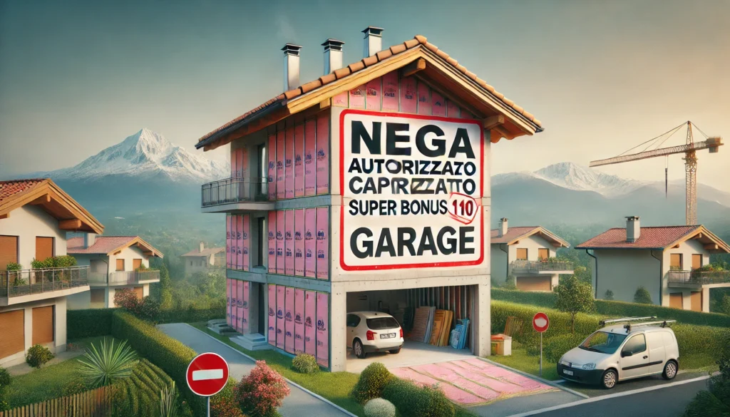 nega autorizzazione cappotto super bonus 110 garage