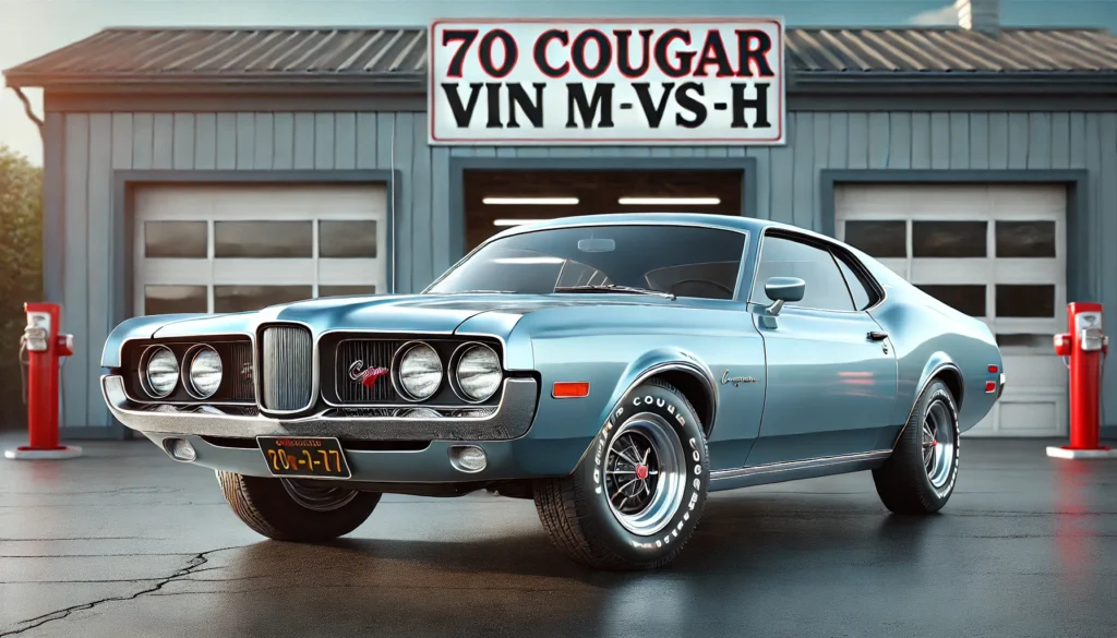 70 Cougar VIN M vs H