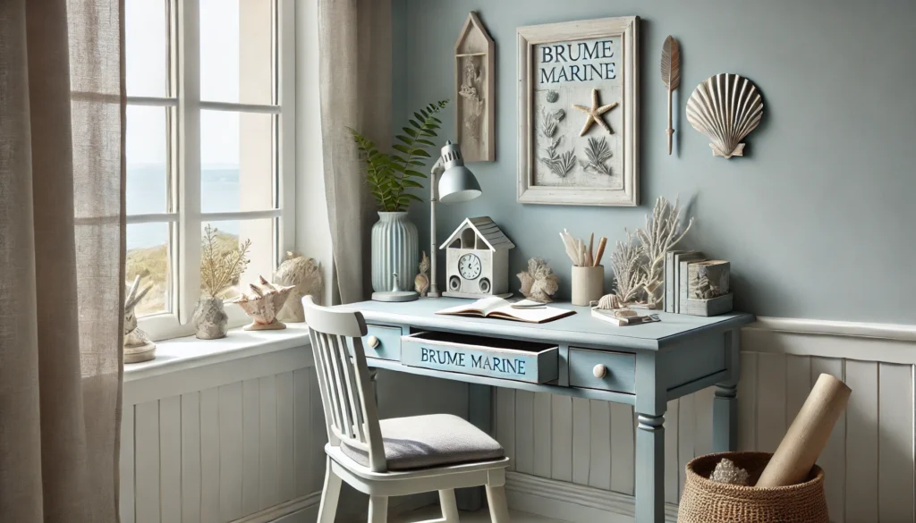 Brume Marine Chalk Paint Ideas for Desk