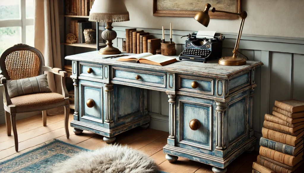 Brume Marine Chalk Paint Ideas for Desk