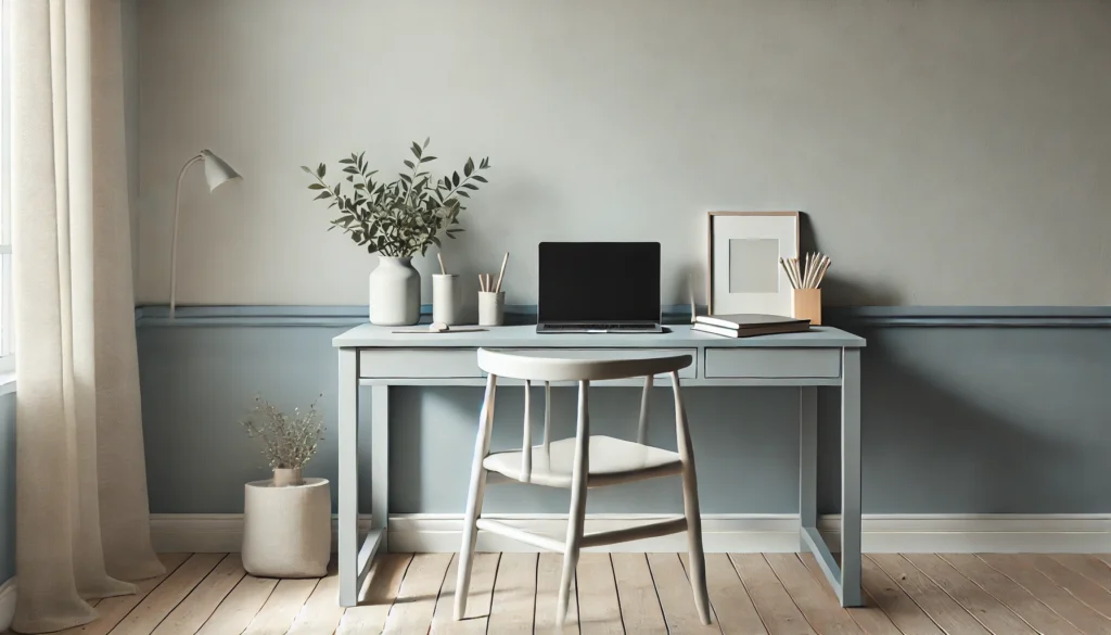 Brume Marine Chalk Paint Ideas for Desk