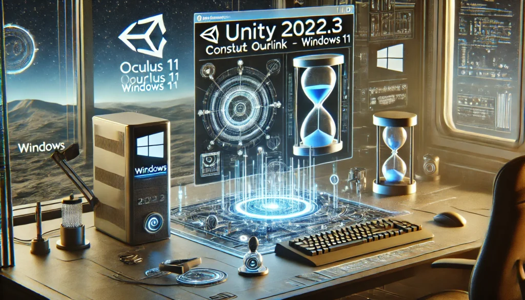 unity 2022.3 oculus link constant hourglass windows 11