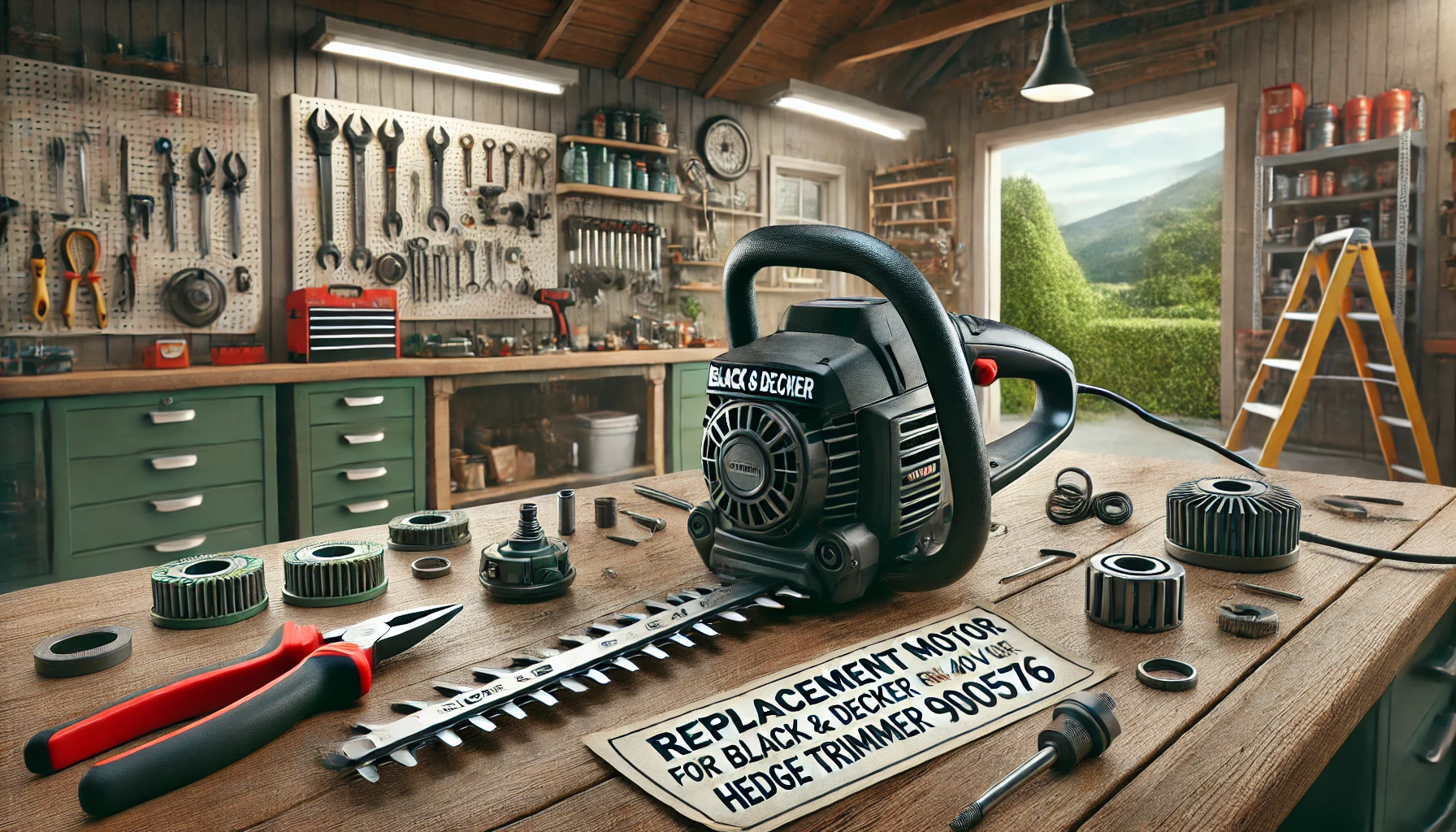 replacement motor for black decker 40 v hedge trimmer 90576